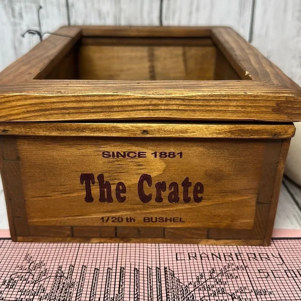 Olde Colonial Designs DIY Cranberry Scoop Needlework The Crate 1/20th‎ Bushel